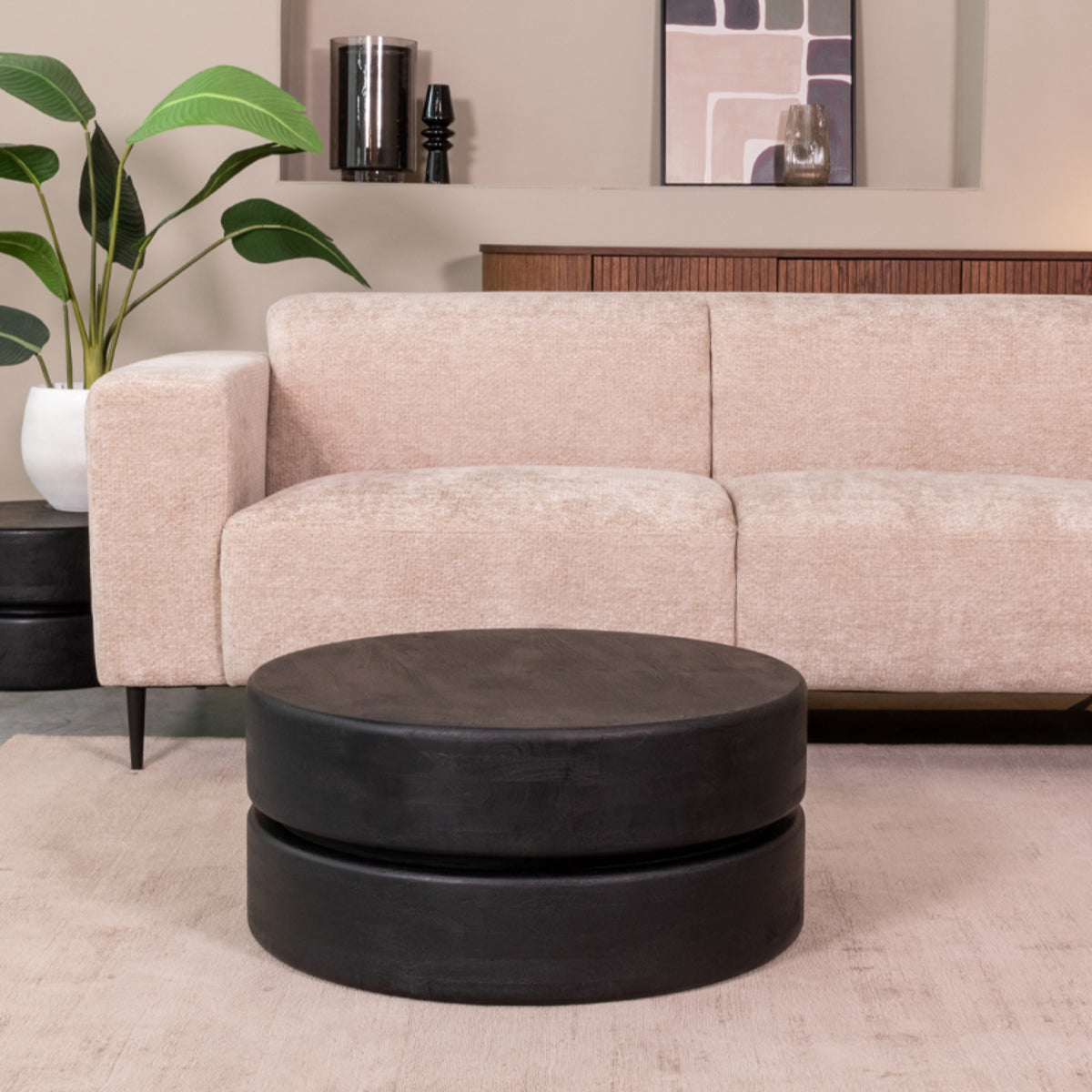 LABEL51 Salontafel Milly - Mangohout - 70 cm